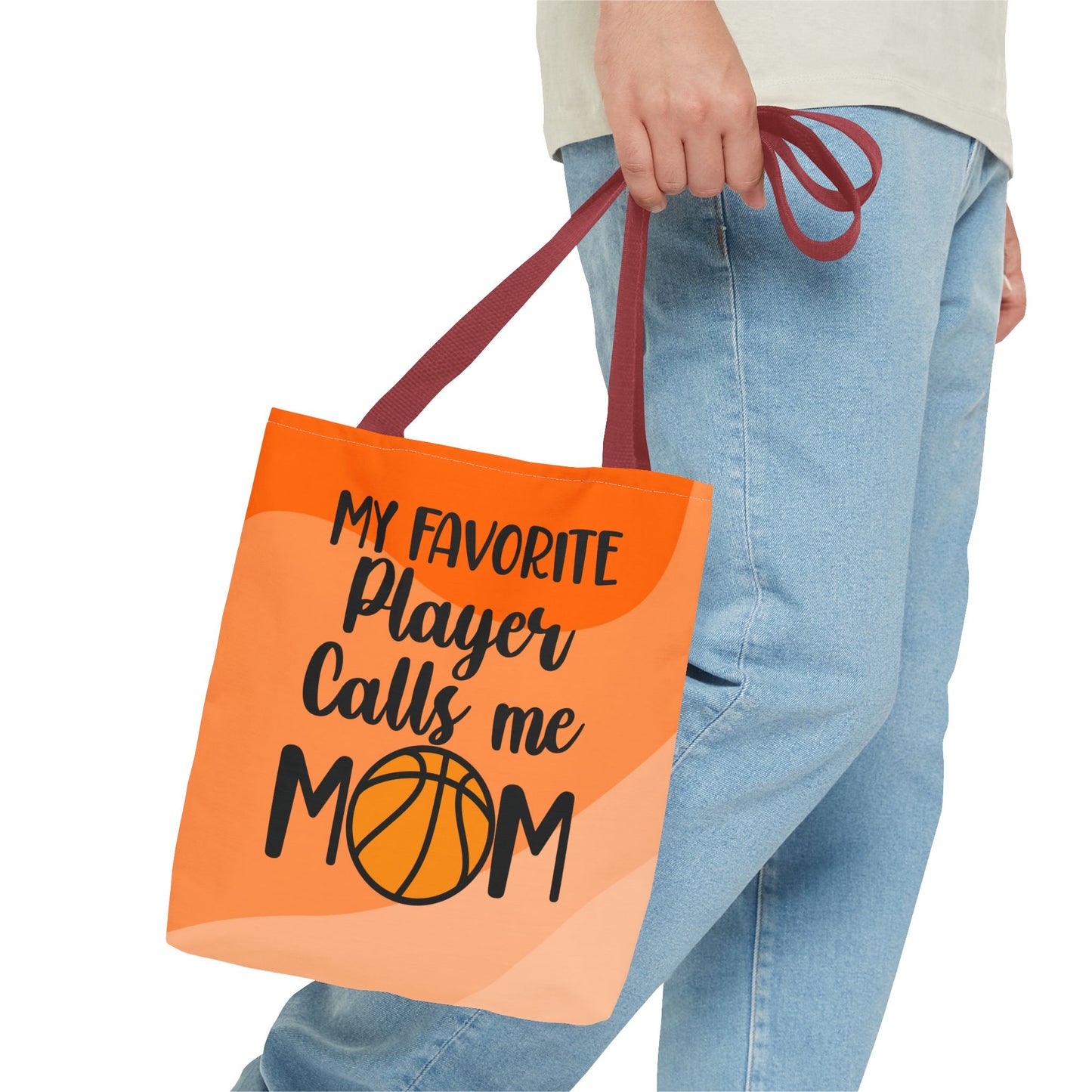 Personalized Basketball Mom Tote Bag