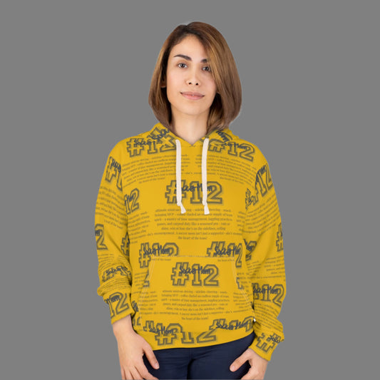 Soccer Mom Meaning Hoodie with Child's Number & Team Colors