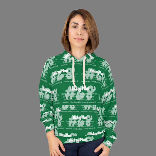 Hockey Mom Meaning Hoodie with Child's Number & Team Colors