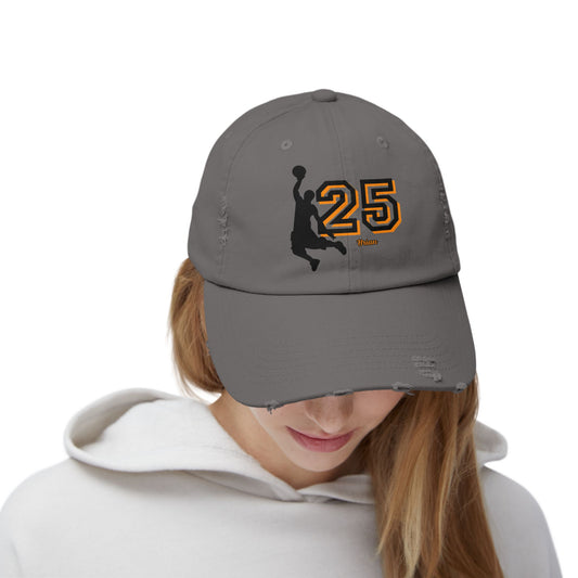Basketball Mom Distressed Cap - Stylish & Casual Gift for Sports Moms