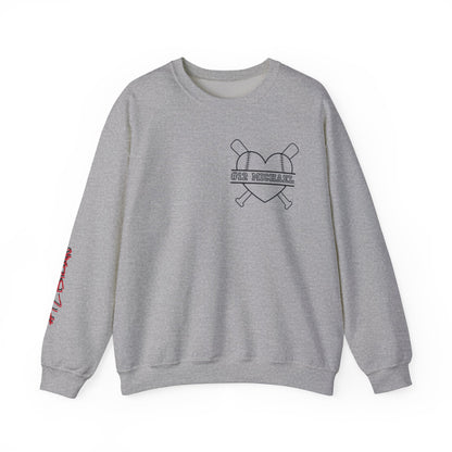 Personalized Baseball Mom Sweatshirt