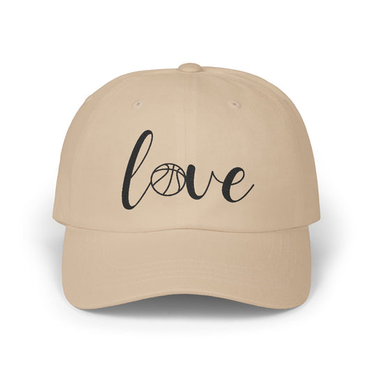 Personalized Basketball Mom Cap with Heart Design