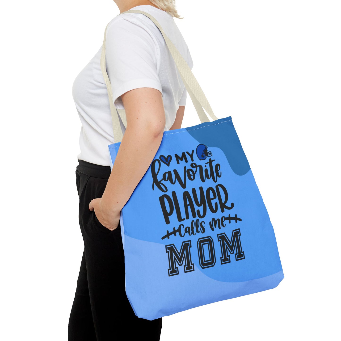 Football Mom Tote Bag