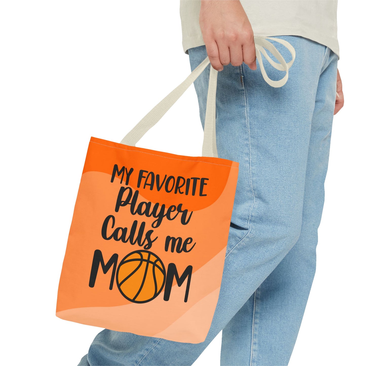 Personalized Basketball Mom Tote Bag