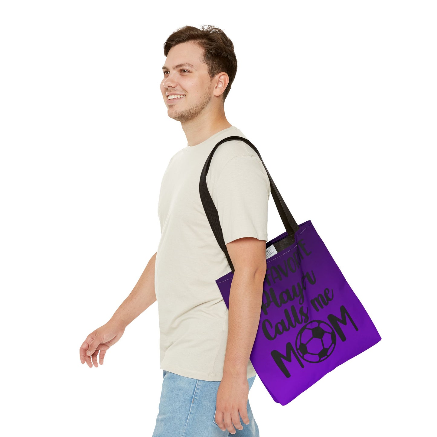 Personalized Soccer Mom Tote Bag