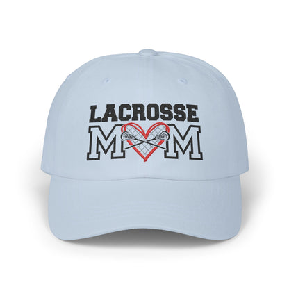 Personalized Lacrosse Mom Cap with Heart Design