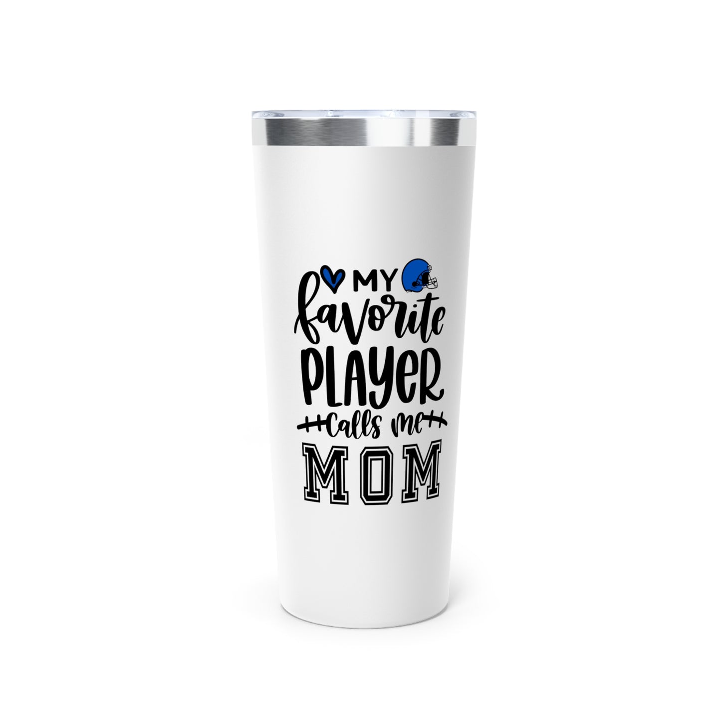 Football Mom Copper Tumbler, 22oz