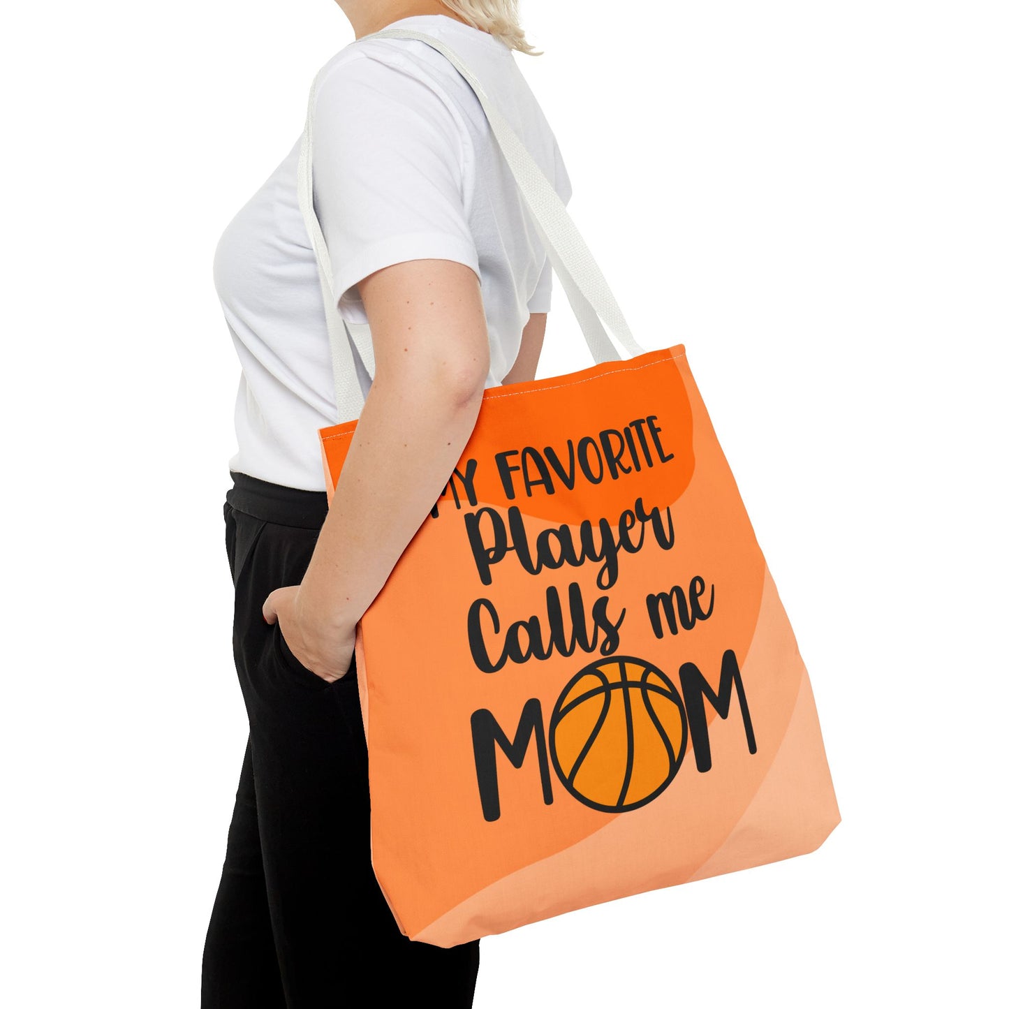 Personalized Basketball Mom Tote Bag