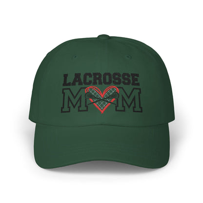 Personalized Lacrosse Mom Cap with Heart Design