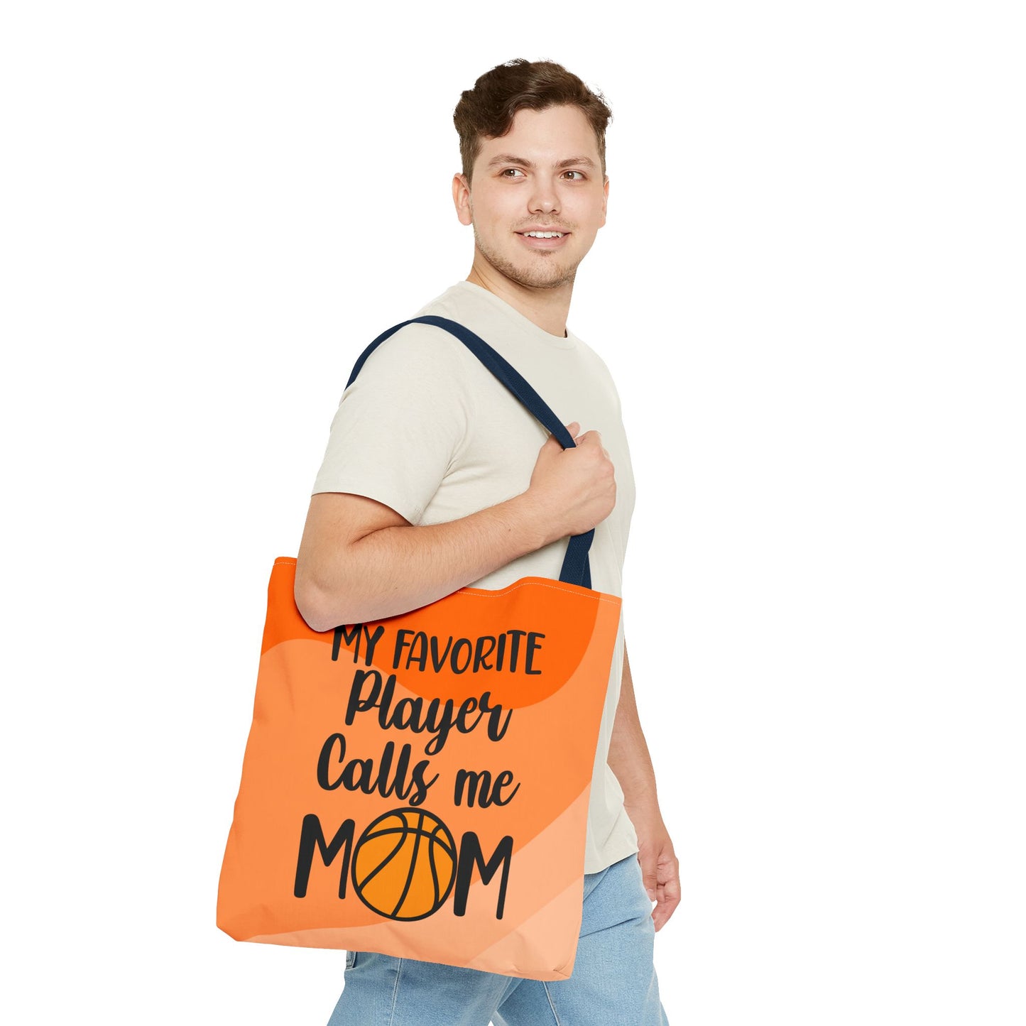 Personalized Basketball Mom Tote Bag