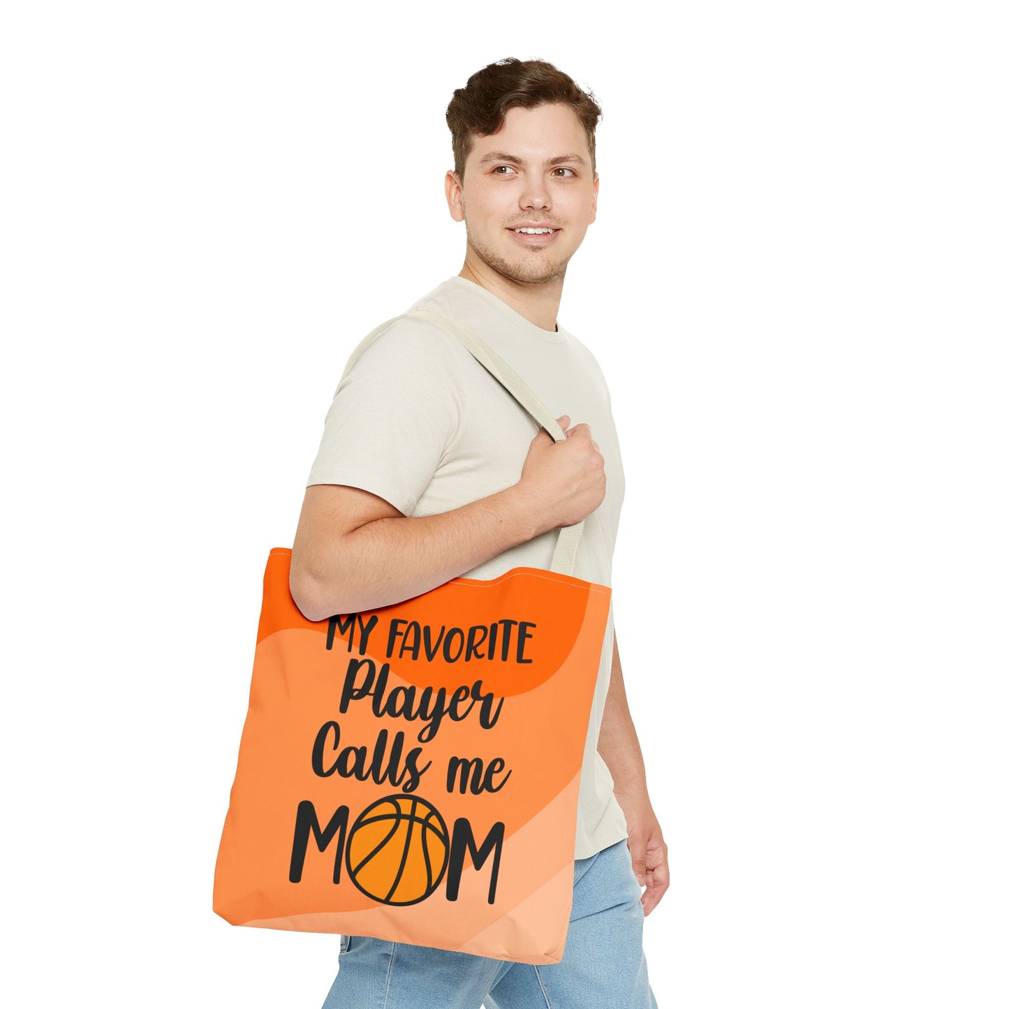 Personalized Basketball Mom Tote Bag