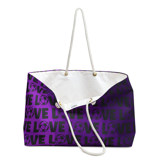 Drawstring Weekender Bag - Sports Parents Soccer Mom Personalize