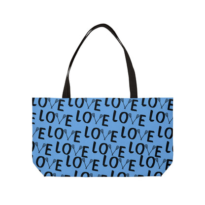Sports Mom Lacrosse Tote Bag