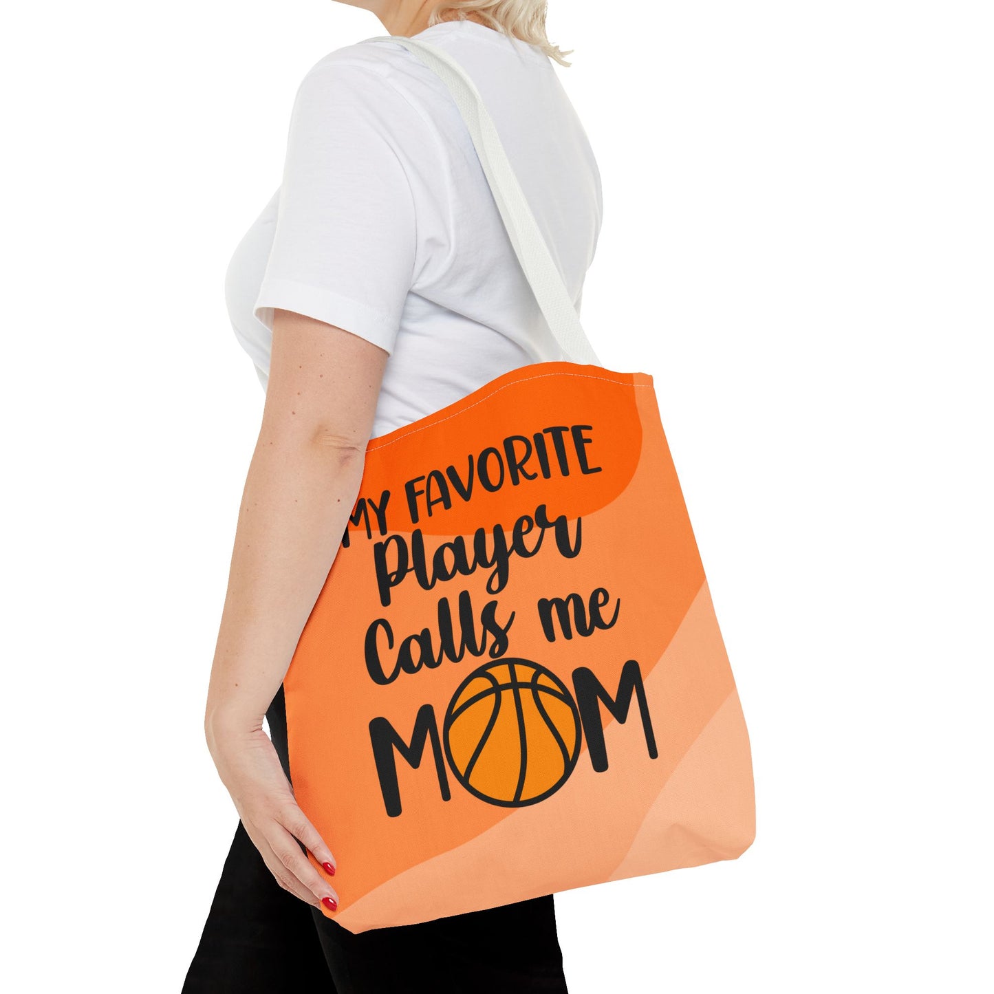 Personalized Basketball Mom Tote Bag