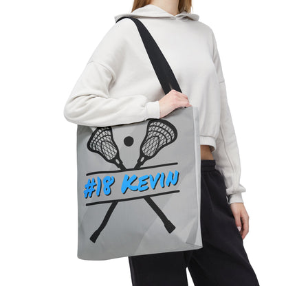Personalized Lacrosse Mom Tote Bag, custom mom's gift