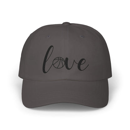Personalized Basketball Mom Cap with Heart Design